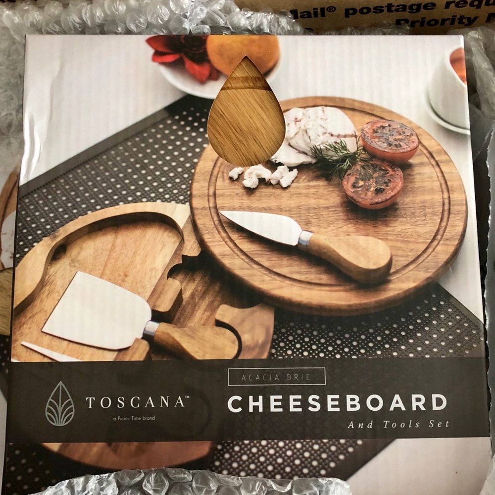 🌿Deluxe Cheese Board Set Acacia Wood - Picture 6 of 16